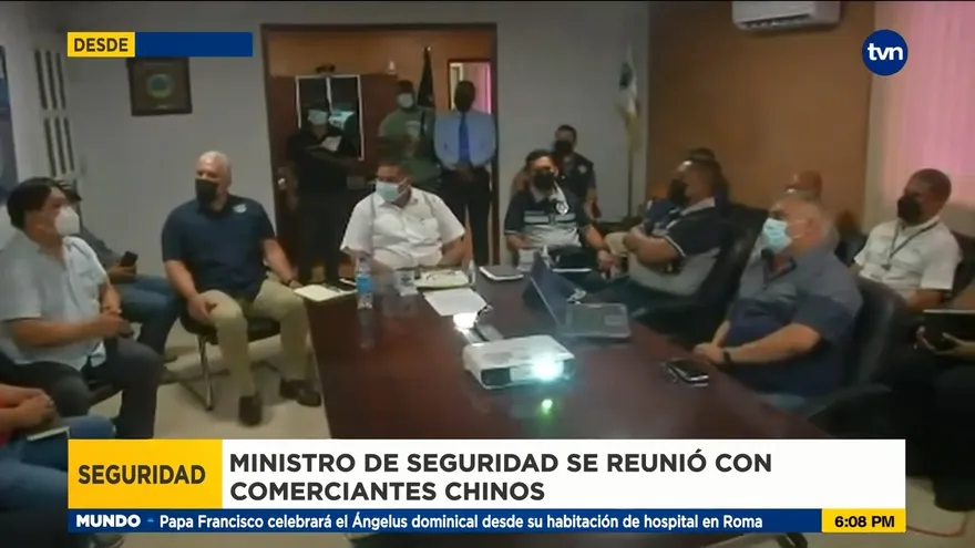 Ministro de Seguridad se reúne con comerciantes de La Chorrera