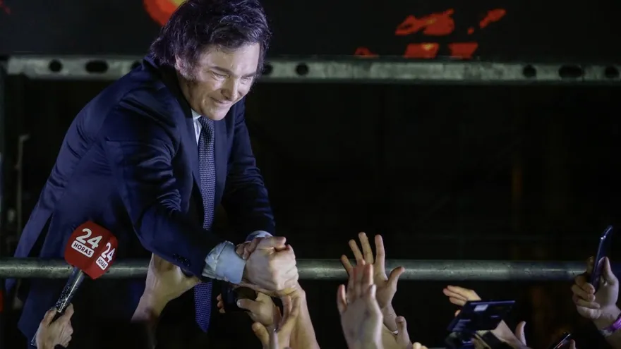 Javier Milei, presidente electo de Argentina.