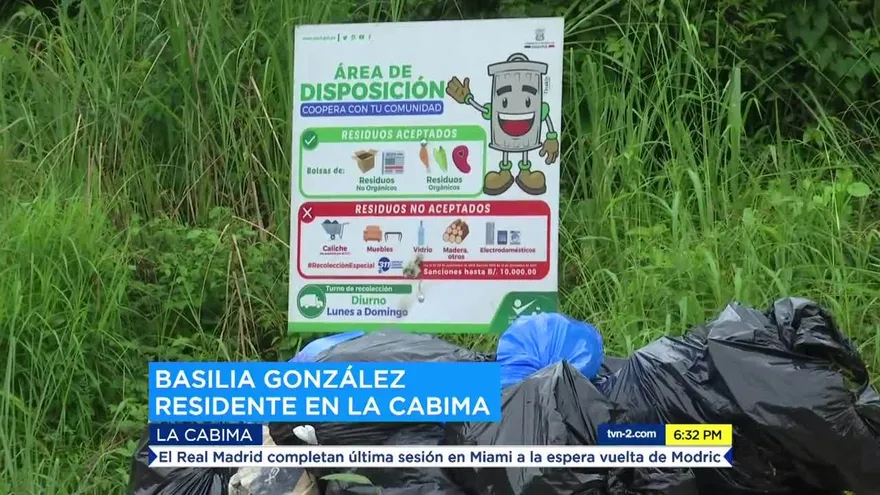 Residentes de La Cabima afectados por la basura