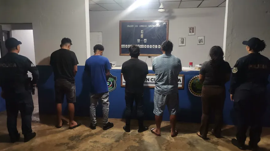 Los migrantes fueron puestos a órdenes del Servicio Nacional de Migración