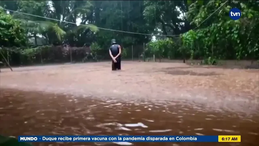 Varias viviendas anegadas por lluvias en Chiriquí