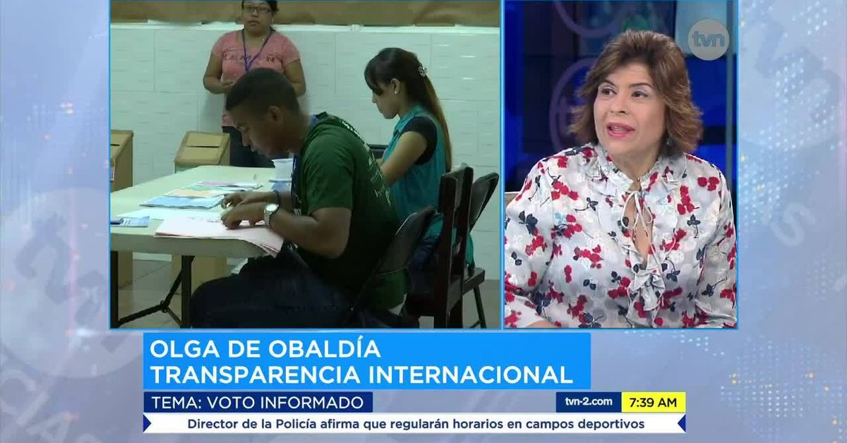 Vídeo Promueven el voto informado para elecciones en Panamá Entrevistas Tvn Panamá
