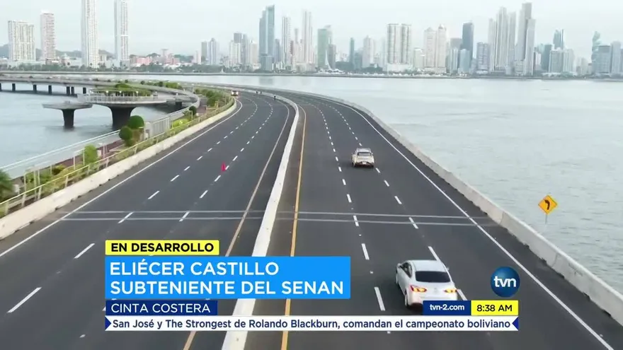 Sigue la búsqueda de persona que cayó al mar en la Cinta Costera