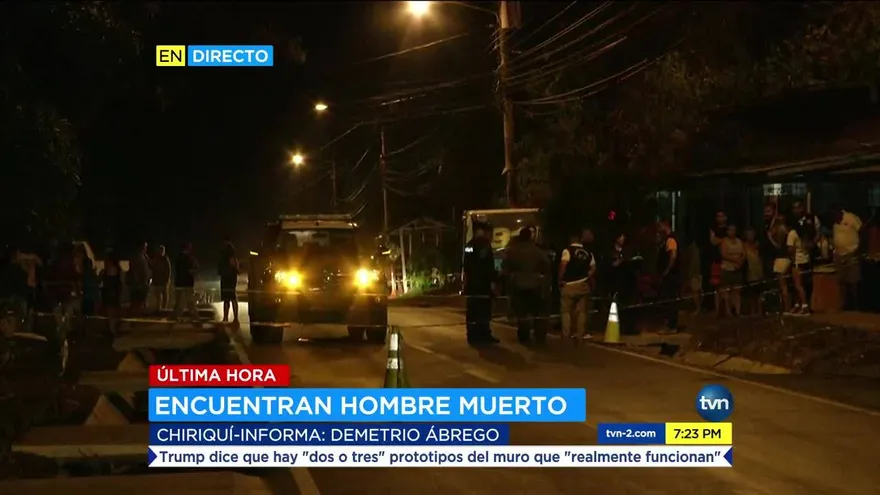 Asesinan a un hombre en Chiriquí