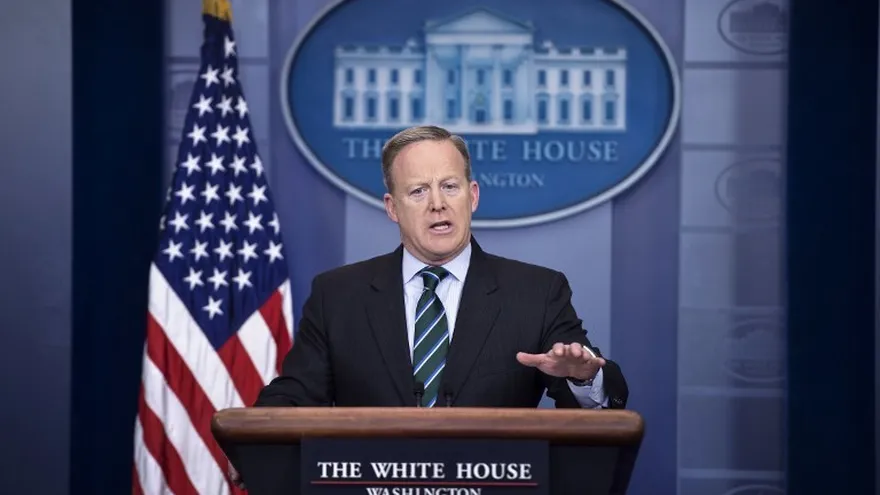 El vocero de la Casa Blanca, Sean Spicer.