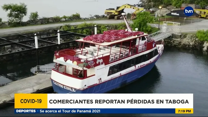 Sector turístico de Taboga sufre