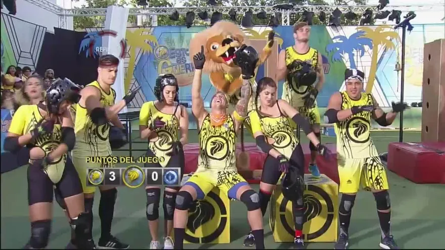 ¡Un polémico punto les da la victoria a los leones en el circuito de los troncos!