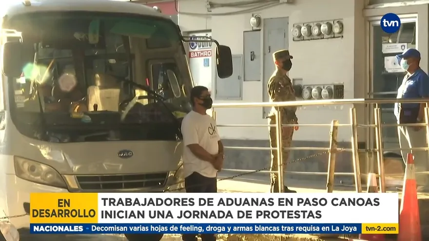 Huelga de aduaneros en Chiriquí