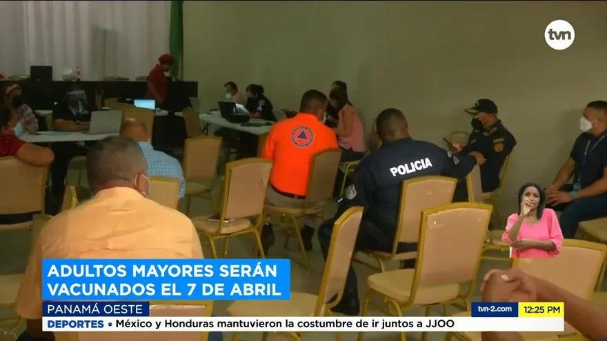 Autoridades de salud en Panamá Oeste anuncian plan de vacunación de adultos mayores