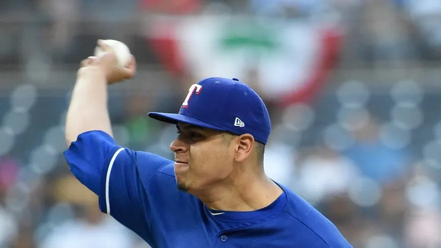 Ariel Jurado con una actuación magistral con Texas en las Grandes Ligas