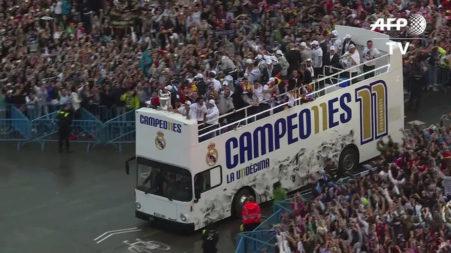 El Real Madrid presentó la "undécima" a sus aficionados