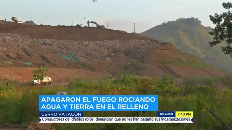 Investigan incendio en Cerro Patacón