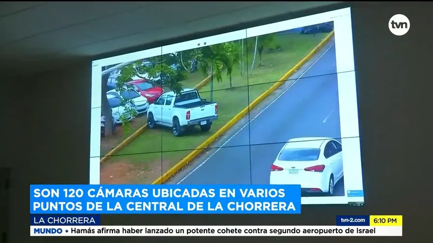 Cámaras de videovigilancia a punto de funcionar en La Chorrera