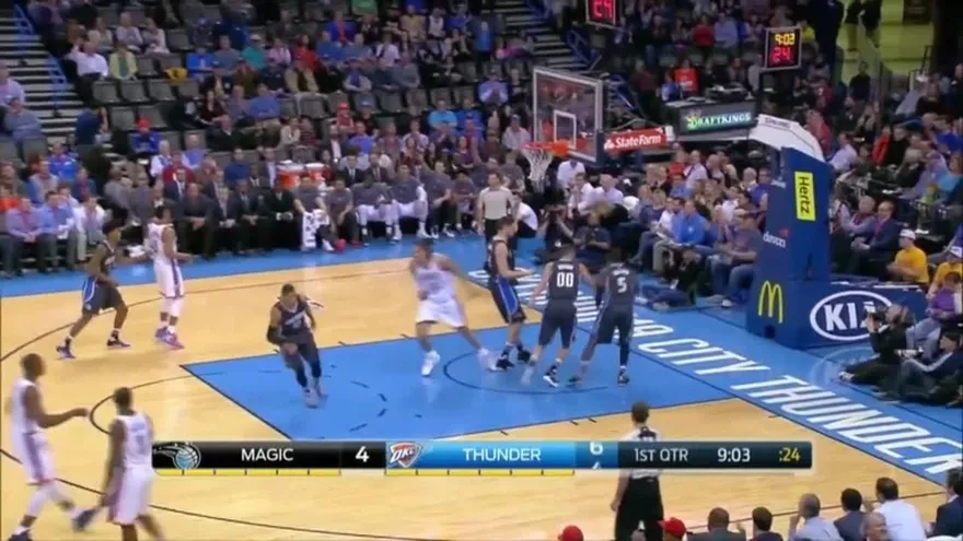 Oklahoma City Thunder derrotó 117-114 a Orlando Magic
