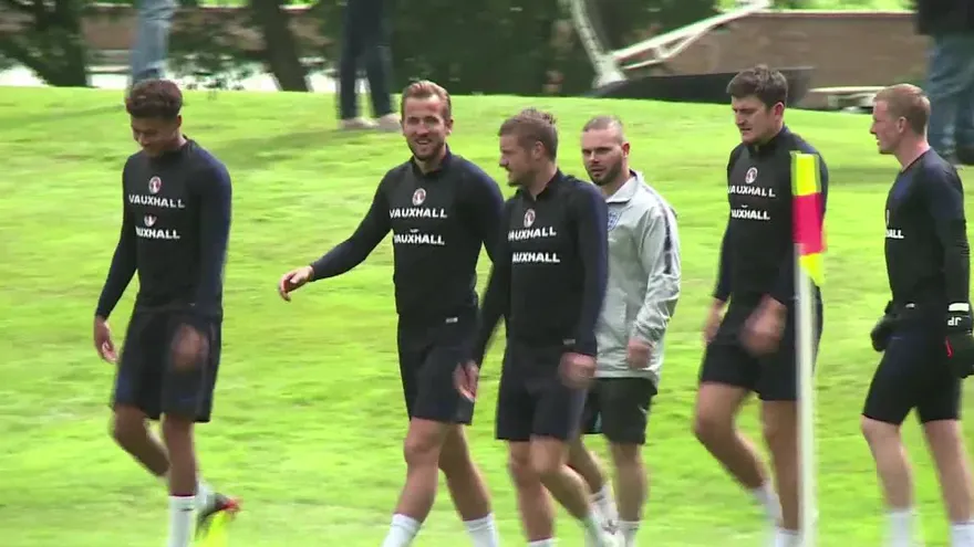 Entrenamiento de Inglaterra Previo a Amistoso contra Nigeria