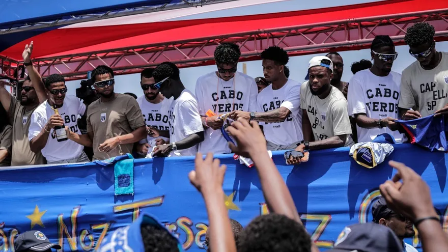 Mundial 2026 la selección de fútbol de Cabo verde llegó a su país