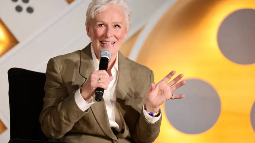Glenn Close, actriz estadounidense.