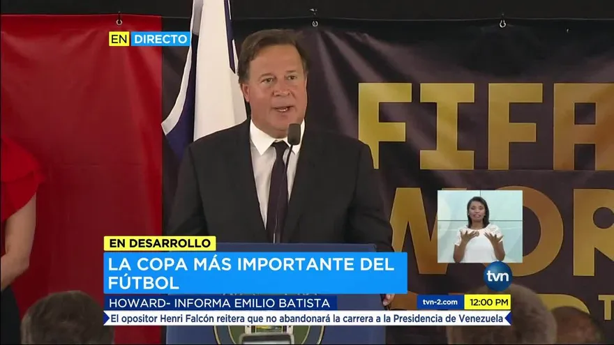 Autoridades panameñas reciben la Copa del Mundo