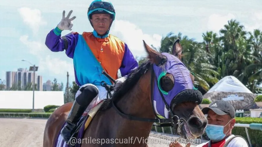 Tres ganadores para el panameño Joseph Trejos en Gulfstream Park