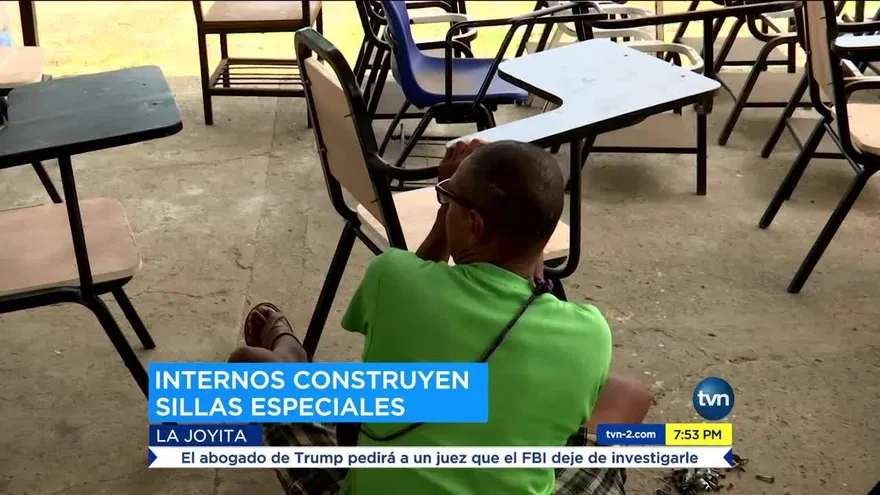 Internos construyen sillas para niños con discapacidad