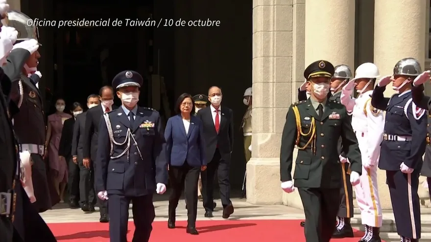 La presidenta de Taiwán confirma la presencia de tropas de formación de EEUU