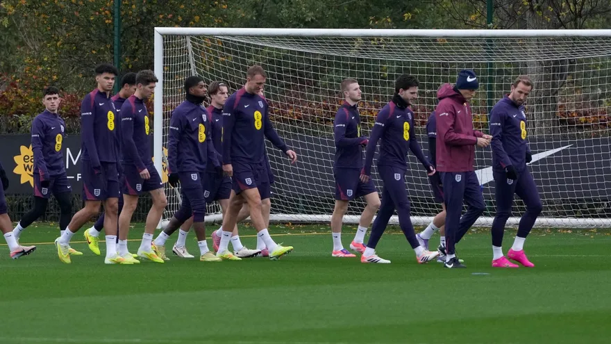 Entrenamiento de la selección de Inglaterra