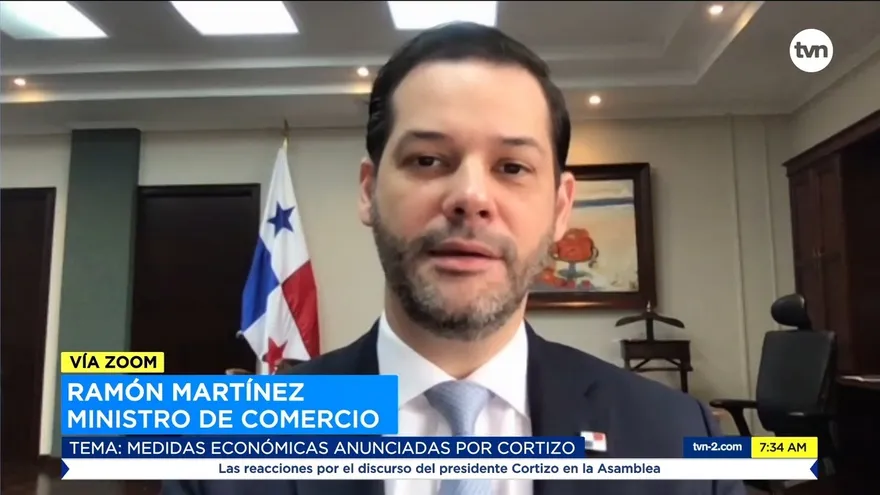 Ministro del MICI detalla plan de reactivación económica presentado por el presidente