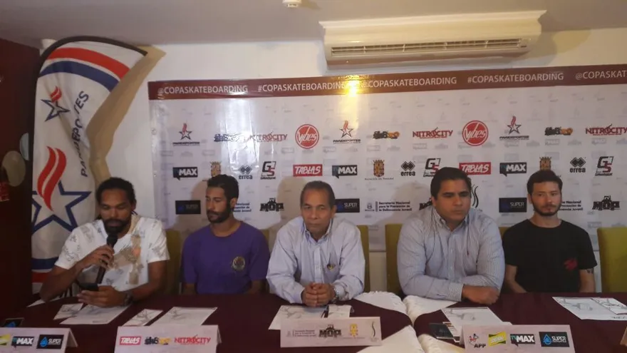 Lanzamiento de la Copa Skateboarding fue hecho en conferencia de prensa