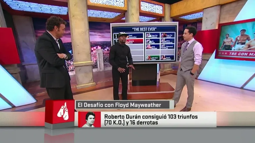 Floy Mayweather reconoció e hizo elogios hacia Roberto Durán