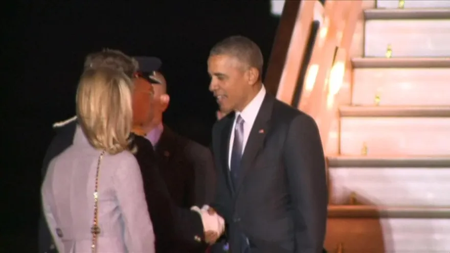 Obama llega al Reino Unido para hablar de posible salida de UE
