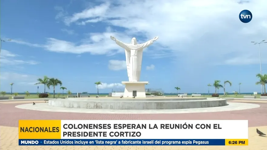 Colonenses se preparan para reunirse con el presidente Laurentino Cortizo