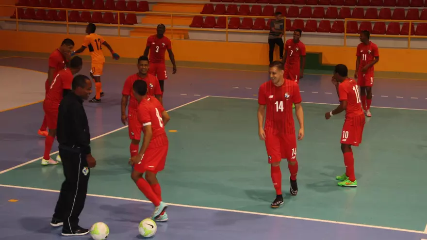 Jugadores de la Selección Futsal de Panamá