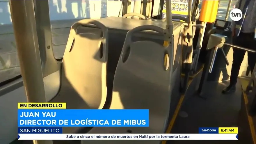 Medidas de bioseguridad en el metrobús