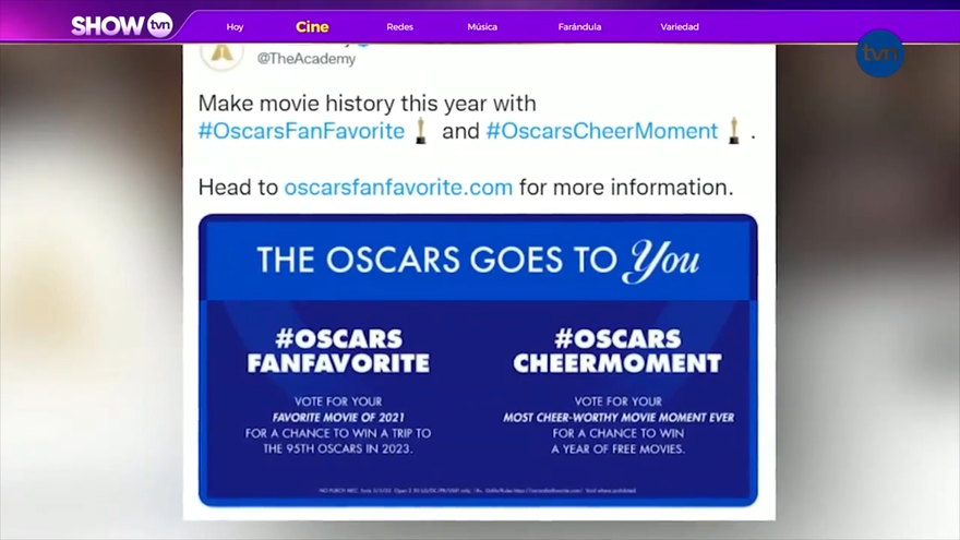 Los premios Óscares tendrán una votación del público