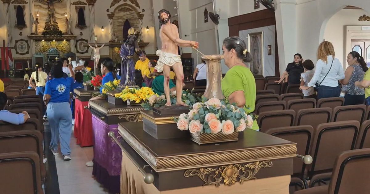 Más de 50 niños participan en procesión infantil de Lunes Santo en La Chorrera