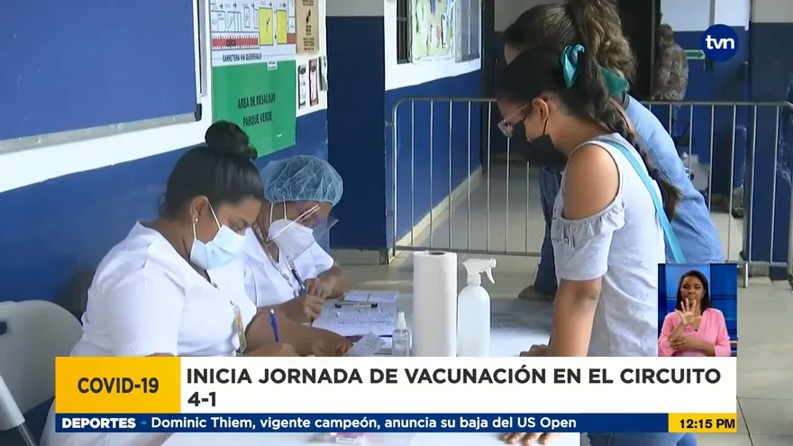 Inicia la aplicación de segunda dosis de Pfizer en David