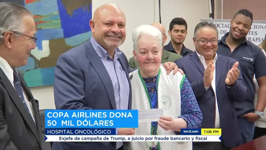Copa Airlines hace importante donación al Hospital Oncológico