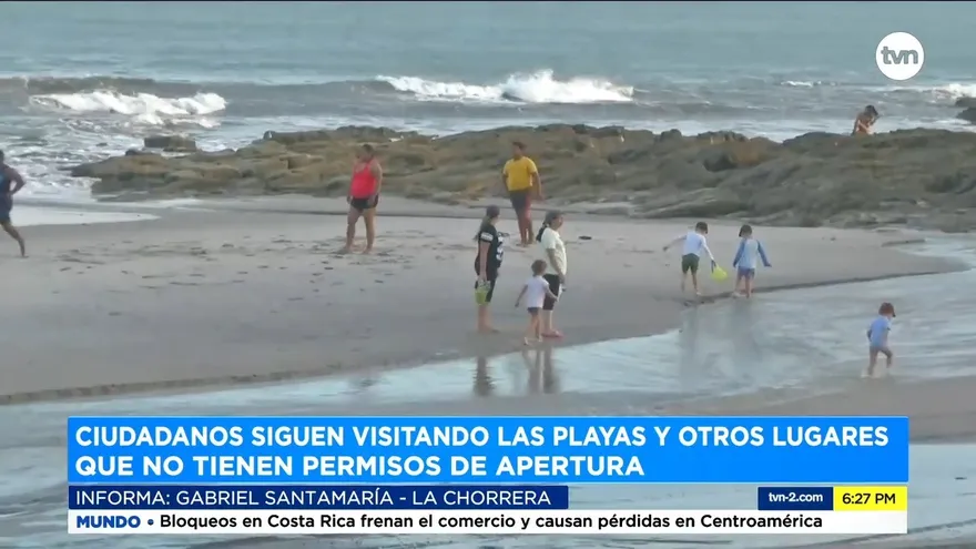 Personas siguen incumpliendo restricciones de visitas a playas