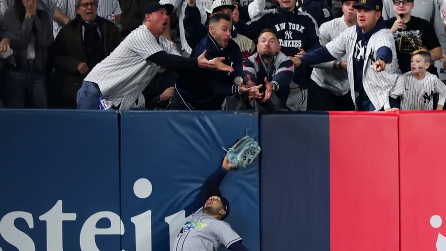 MLB Yankees vs Rays | ¿qué pasó con el fanático que anuló el cuadrangular de Anthony Volpe?