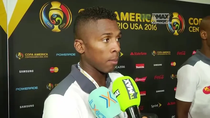 Armando Cooper en zona mixta