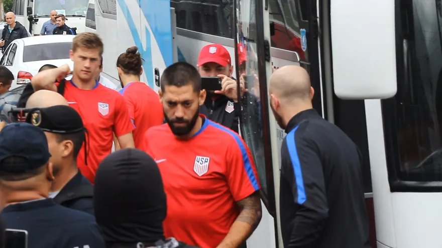 La selección de los Estados Unidos entrenó en el "cascarita" Tapia