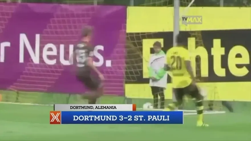 Dortmund ganó 3-2 a St. Pauli en su tercer partido amistoso de pretemporada