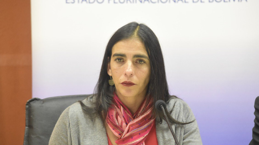 La ministra de Salud, Gabriela Montaño