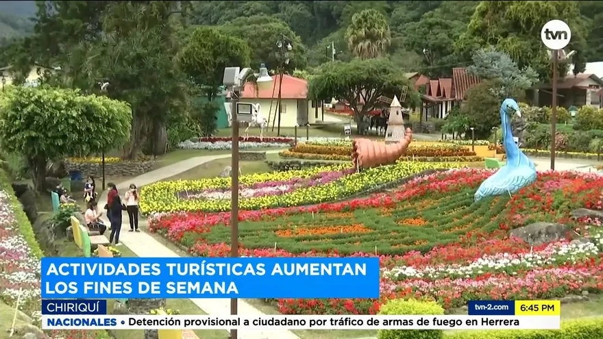 Aumento el turismo los fines de semana en Chiriquí