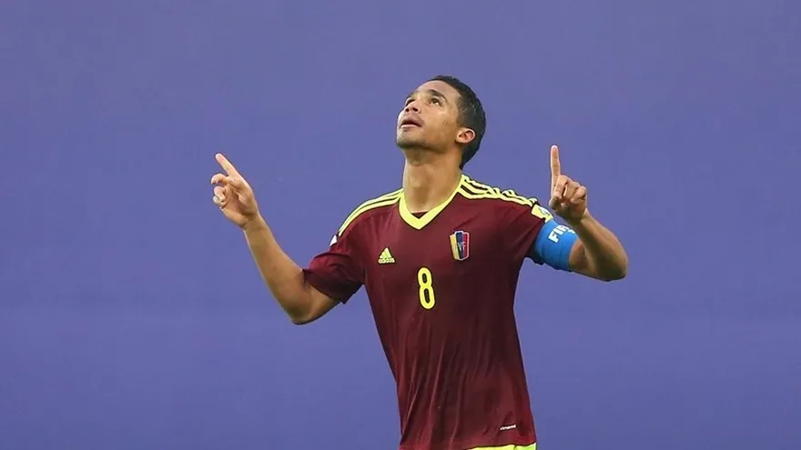 Yangel Herrera marcó el gol del triunfo venezolano.