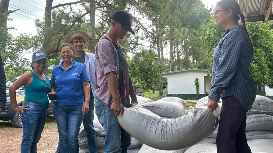Insumos repartidos por Mi Ambiente.