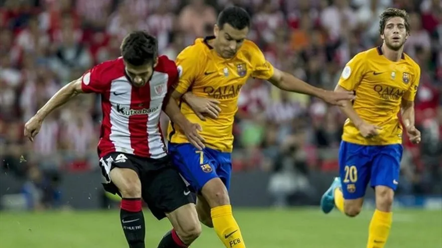 Athletic Bilbao goleó al Barcelona en Súper Copa