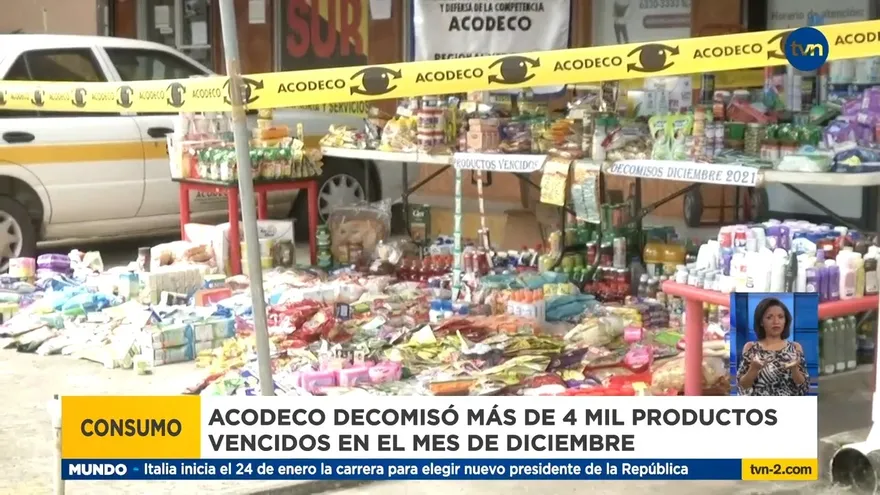 Acodeco decomisó gran cantidad de productos en Veraguas