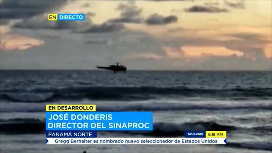 Donderis habla sobre rescate en Playa La Barqueta