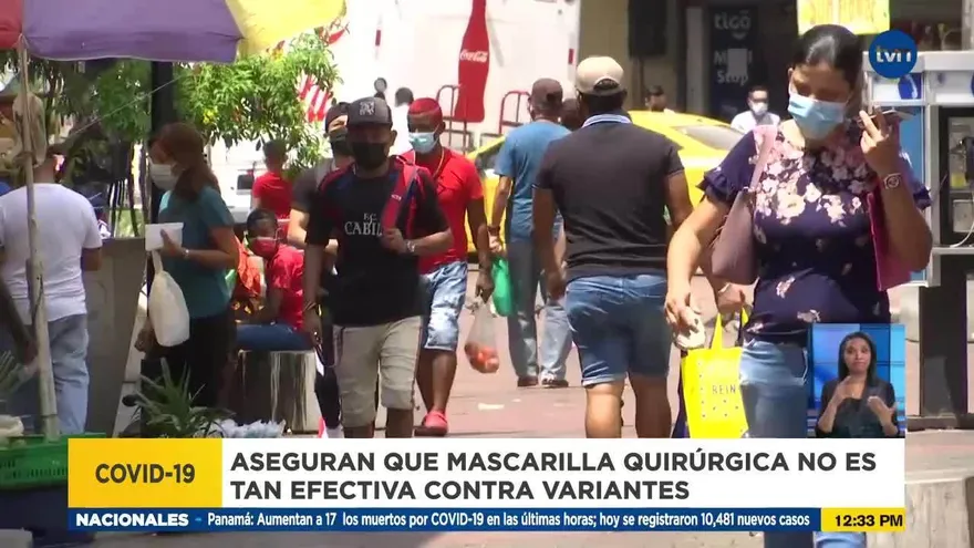 Mascarillas quirúrgicas están siendo poco efectivas para contrarrestar virus de la COVID-19